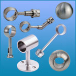 Edelstahl Kugeln und Ringe 